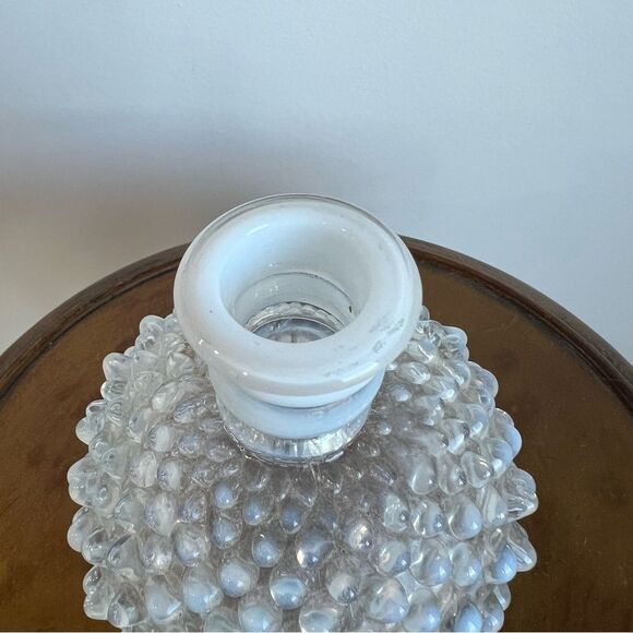 Vintage Fenton Opalescent Hobnail Perfume Bottle (No Stopper) - Picture 3 of 3